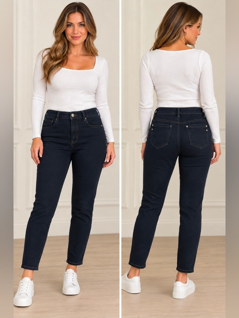 Dark Wash Blue Women’s Stretch Jeans